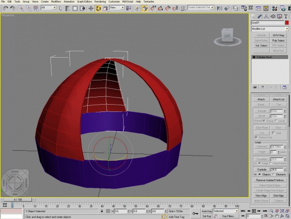 Creation of Crown: Step 2